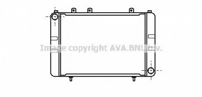 AVA QUALITY COOLING ol2019 -  Радиатор, охлаждение двигателя